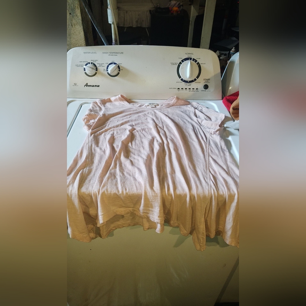Pink plus sized shirt